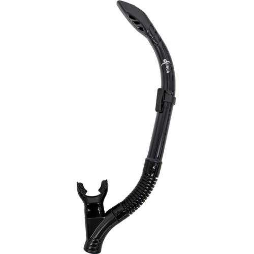 Genesis Lusca Semi Dry Snorkel Black/Black Silicone